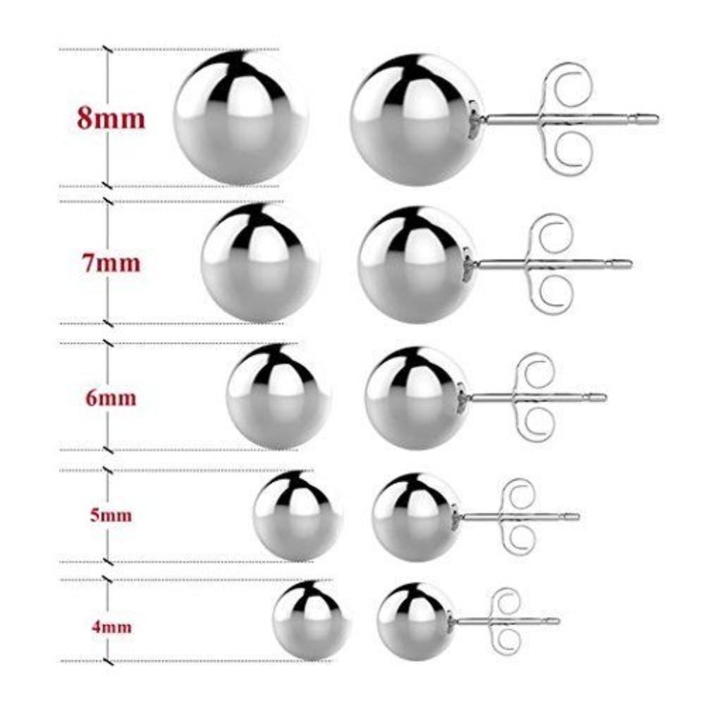 Surgical Stainless Steel Studs Earrings